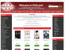 Tablet Screenshot of dvdland.com.au